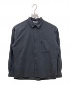 NANGAナンガ）の古着「エアークロスコンフィーL／Sシャツ」｜グレー