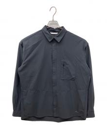 NANGA（ナンガ）の古着「エアークロスコンフィーL／Sシャツ」｜グレー