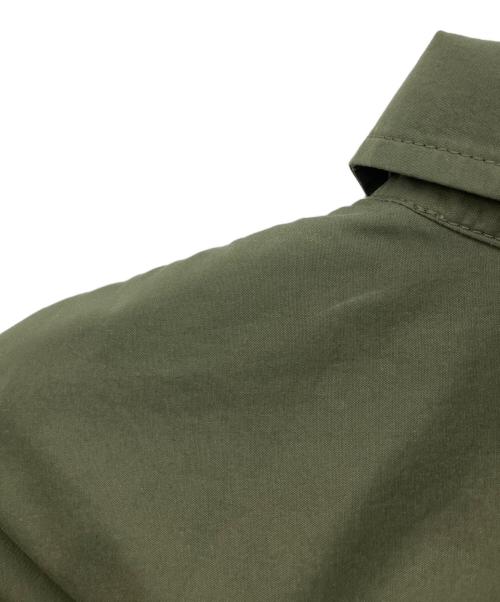 THE NORTH FACE（ザ ノース フェイス）THE NORTH FACE (ザ ノース フェイス) L/S Nuptse Shirt　ロングスリーブ ヌプシ シャツ カーキ サイズ:XLの古着・服飾アイテム