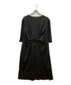 INGEBORGインゲボルグ）の古着「半袖ワンピース」｜ブラック