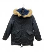 A.P.C.アーペーセー）の古着「ファー付コート」｜ブラック