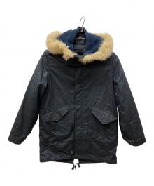 A.P.C.（アーペーセー）の古着「ファー付コート」｜ブラック
