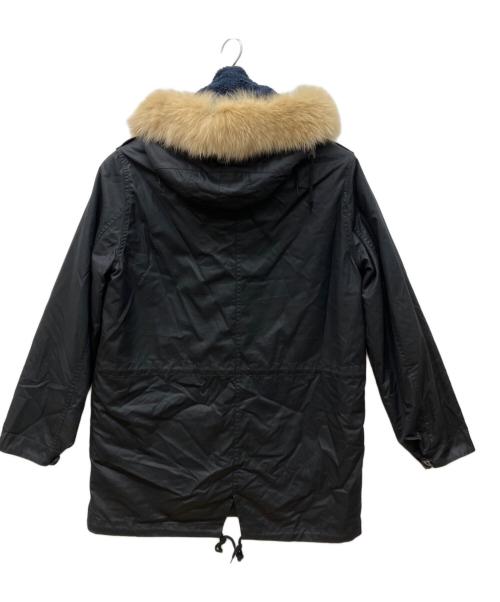 A.P.C.（アーペーセー）A.P.C. (アーペーセー) ファー付コート ブラック サイズ:Lの古着・服飾アイテム