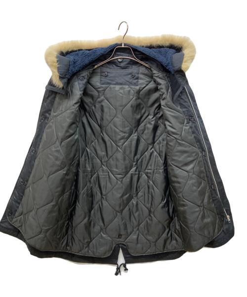 A.P.C.（アーペーセー）A.P.C. (アーペーセー) ファー付コート ブラック サイズ:Lの古着・服飾アイテム