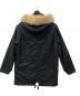 A.P.C. (アーペーセー) ファー付コート ブラック サイズ:L：7000円
