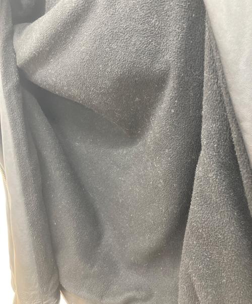 HELMUT LANG（ヘルムートラング）HELMUT LANG (ヘルムートラング) ラムスキンフーディレザージャケット ブラック サイズ:Mの古着・服飾アイテム