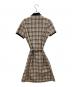 BURBERRY GOLF (バーバリーゴルフ) ノバチェックシアサッカー半袖シャツワンピース ベージュ サイズ:L：6000円
