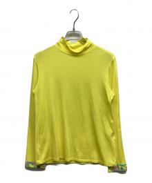 LEONARD SPORT（レオナール スポーツ）の古着「ハイネックカットソー」｜イエロー