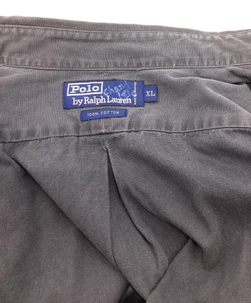 POLO RALPH LAUREN（ポロ・ラルフローレン）POLO RALPH LAUREN (ポロ・ラルフローレン) ”POLO SPORTSMAN”刺繍シャツ ネイビー サイズ:XLの古着・服飾アイテム