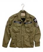 AVIREXアヴィレックス）の古着「ミリタリージャケット ジャングルファティーグ」｜カーキ