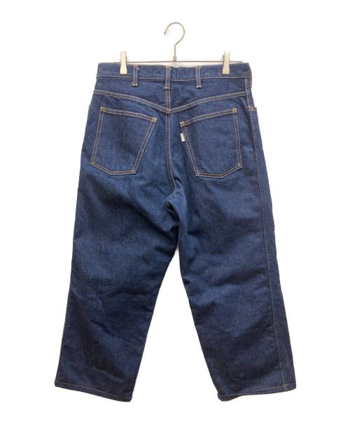 EVCON（エビコン）EVCON (エビコン) 5POCKET TUCK WIDE DENIM（5ポケットタックワイドデニム） インディゴ サイズ:2の古着・服飾アイテム