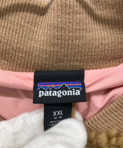 Patagonia（パタゴニア）Patagonia (パタゴニア) キッズ・レトロX・ボマー・ジャケット ボアジャケット ブラウン サイズ:XXLの古着・服飾アイテム