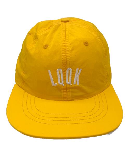 LQQK STUDIO（ルックスタジオ）LQQK STUDIO (ルックスタジオ) TENNIS CAP　ベースボールキャップ イエロー サイズ:0/Sの古着・服飾アイテム
