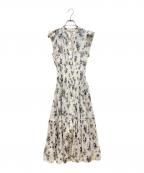 Snidelスナイデル）の古着「sustainaバイカラープリーツワンピース」｜ピンク