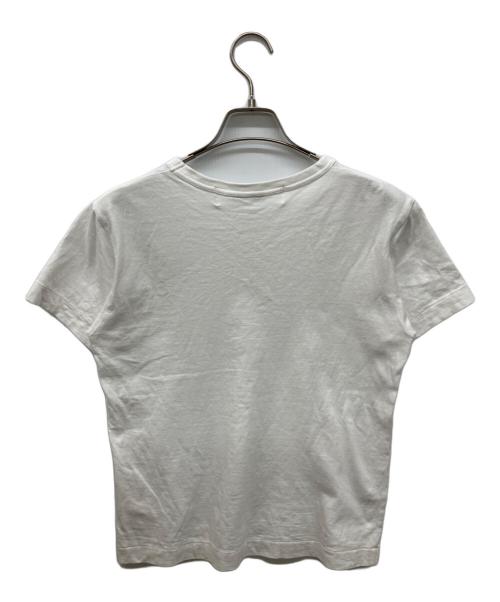 PLAY COMME des GARCONS（プレイコムデギャルソン）PLAY COMME des GARCONS (プレイコムデギャルソン) HEART TEE　ワンポイントＴシャツ ホワイト サイズ:XSの古着・服飾アイテム