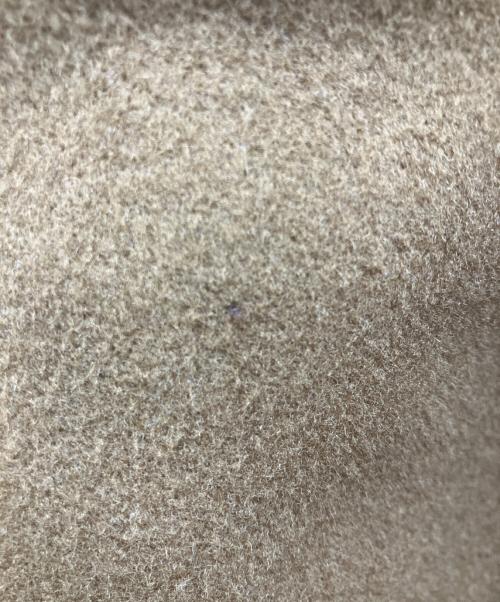 ELIN（エリン）ELIN (エリン) ウールブレンド アシメントリー ノーカラー コート ブラウン サイズ:36の古着・服飾アイテム