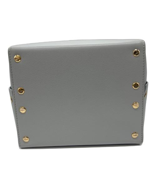 YUZEFI（ユゼフィ）YUZEFI (ユゼフィ) ハンドバッグ TAB BAG ブルーの古着・服飾アイテム