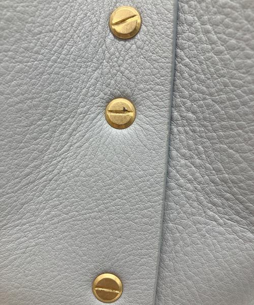 YUZEFI（ユゼフィ）YUZEFI (ユゼフィ) ハンドバッグ TAB BAG ブルーの古着・服飾アイテム