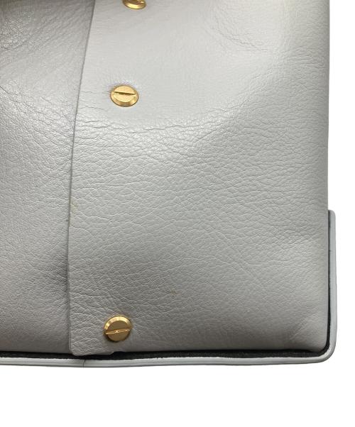 YUZEFI（ユゼフィ）YUZEFI (ユゼフィ) ハンドバッグ TAB BAG ブルーの古着・服飾アイテム