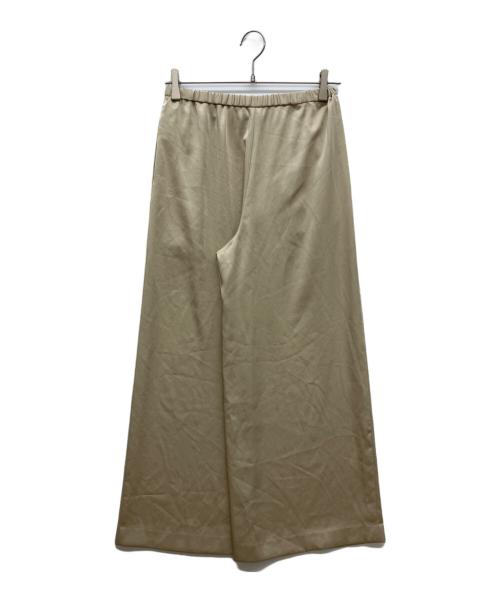 Plage（プラージュ）Plage (プラージュ) Satin Relax Wideパンツ　ワイドパンツ ベージュ サイズ:36 未使用品の古着・服飾アイテム