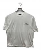 opt stuffオプトスタフ）の古着「プリントTシャツ　 ロゴ Tシャツ　刺繍Ｔシャツ」｜ホワイト