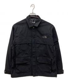 THE NORTH FACE（ザ ノース フェイス）の古着「Geology Shirt　ジオロジーシャツ　ナイロンシャツ」｜ブラック