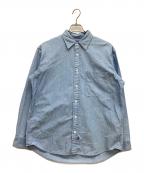 THE NORTHFACE PURPLELABELザ・ノースフェイス パープルレーベル）の古着「Regular Collar Chambray Field Shirt　レギュラーカラー シャンブレーフィールドシャツ」｜ブルー
