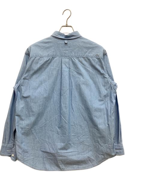 THE NORTHFACE PURPLELABEL（ザ・ノースフェイス パープルレーベル）THE NORTHFACE PURPLELABEL (ザ・ノースフェイス パープルレーベル) Regular Collar Chambray Field Shirt　レギュラーカラー シャンブレーフィールドシャツ ブルー サイズ:Mの古着・服飾アイテム