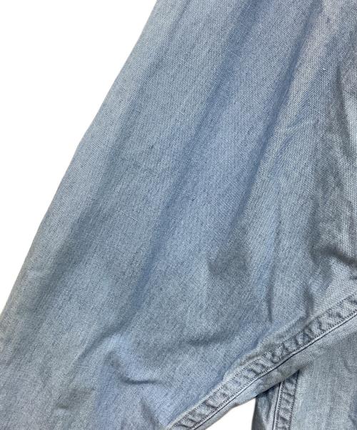 THE NORTHFACE PURPLELABEL（ザ・ノースフェイス パープルレーベル）THE NORTHFACE PURPLELABEL (ザ・ノースフェイス パープルレーベル) Regular Collar Chambray Field Shirt　レギュラーカラー シャンブレーフィールドシャツ ブルー サイズ:Mの古着・服飾アイテム