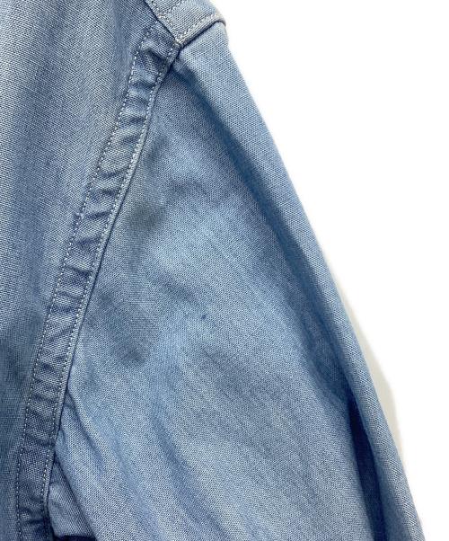 THE NORTHFACE PURPLELABEL（ザ・ノースフェイス パープルレーベル）THE NORTHFACE PURPLELABEL (ザ・ノースフェイス パープルレーベル) Regular Collar Chambray Field Shirt　レギュラーカラー シャンブレーフィールドシャツ ブルー サイズ:Mの古着・服飾アイテム