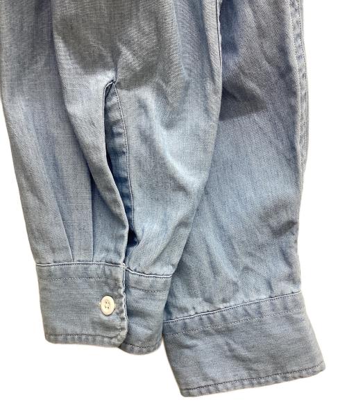 THE NORTHFACE PURPLELABEL（ザ・ノースフェイス パープルレーベル）THE NORTHFACE PURPLELABEL (ザ・ノースフェイス パープルレーベル) Regular Collar Chambray Field Shirt　レギュラーカラー シャンブレーフィールドシャツ ブルー サイズ:Mの古着・服飾アイテム