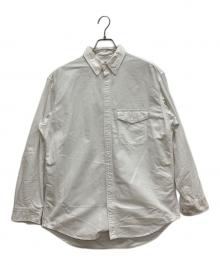 THE NORTHFACE PURPLELABEL（ザ・ノースフェイス パープルレーベル）の古着「Cotton Polyester OX B,D Shirt　コットンポリエステル OXボタンダウンシャツ」｜ホワイト