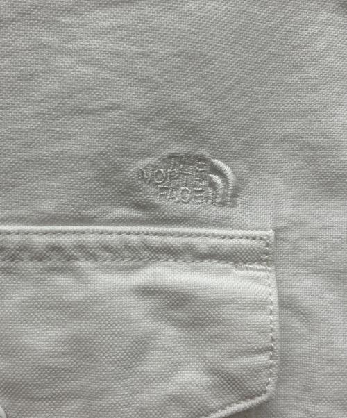 THE NORTHFACE PURPLELABEL（ザ・ノースフェイス パープルレーベル）THE NORTHFACE PURPLELABEL (ザ・ノースフェイス パープルレーベル) Cotton Polyester OX B,D Shirt　コットンポリエステル OXボタンダウンシャツ ホワイト サイズ:Ｍの古着・服飾アイテム