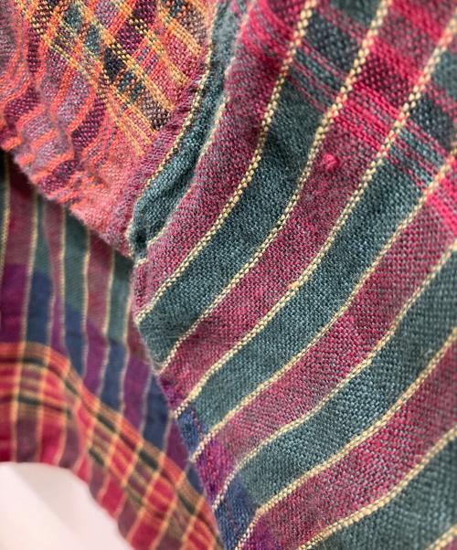 POLO RALPH LAUREN（ポロ・ラルフローレン）POLO RALPH LAUREN (ポロ・ラルフローレン) パターンチェックリネンシャツ ブラウン サイズ:Mの古着・服飾アイテム