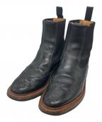 Tricker'sトリッカーズ）の古着「HENRY / 1001 BURNISHED (COMMANDO SOLE) サイドゴア ブーツ　チェルシーブーツ」｜ブラック
