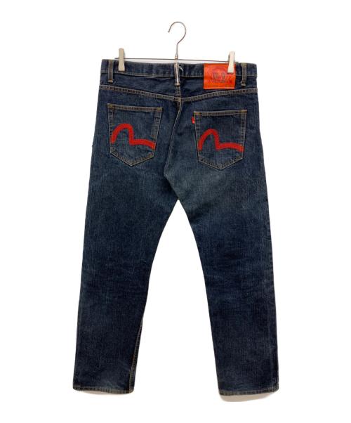 EVISU（エヴィス）EVISU (エヴィス) 2009 No.2カモメ刺繍デニムパンツ インディゴ サイズ:W34×L32の古着・服飾アイテム
