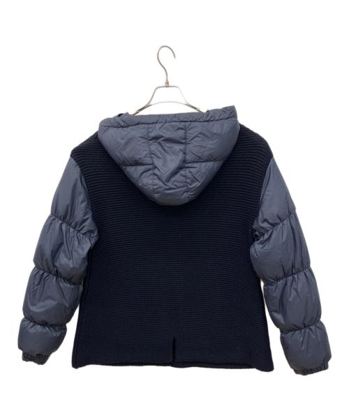 EA7（イーエーセブン）EA7 (イーエーセブン) ニット切替ダウンジャケット ネイビー サイズ:Mの古着・服飾アイテム