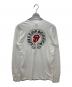 CHROME HEARTS (クロムハーツ) ROLLING STONES (ローリングストーンズ) Thermal Long Sleeve T-Shirt　サーマル ロングスリーブ Tシャツ カットソー ホワイト サイズ:L：54000円