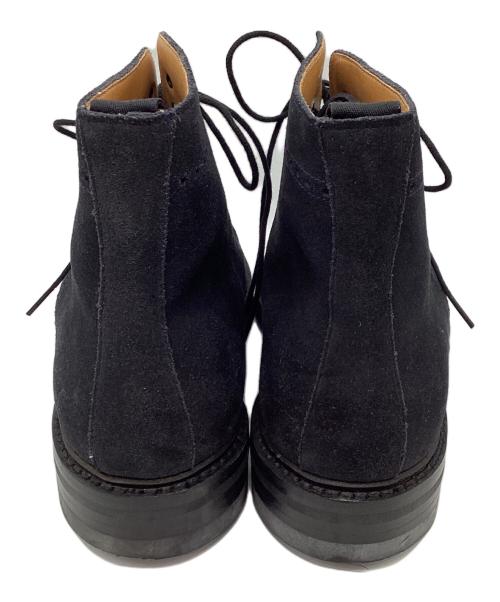 Crockett & Jones（クロケット＆ジョーンズ）Crockett & Jones (クロケット＆ジョーンズ) DUNDEE ダンディーカントリーブーツ　スエードメダリオンブーツ ネイビー サイズ:7 1/2の古着・服飾アイテム