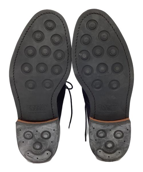 Crockett & Jones（クロケット＆ジョーンズ）Crockett & Jones (クロケット＆ジョーンズ) DUNDEE ダンディーカントリーブーツ　スエードメダリオンブーツ ネイビー サイズ:7 1/2の古着・服飾アイテム