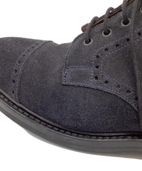 Crockett & Jones（クロケット＆ジョーンズ）Crockett & Jones (クロケット＆ジョーンズ) DUNDEE ダンディーカントリーブーツ　スエードメダリオンブーツ ネイビー サイズ:7 1/2の古着・服飾アイテム