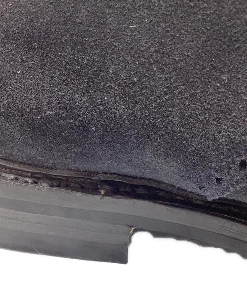 Crockett & Jones（クロケット＆ジョーンズ）Crockett & Jones (クロケット＆ジョーンズ) DUNDEE ダンディーカントリーブーツ　スエードメダリオンブーツ ネイビー サイズ:7 1/2の古着・服飾アイテム