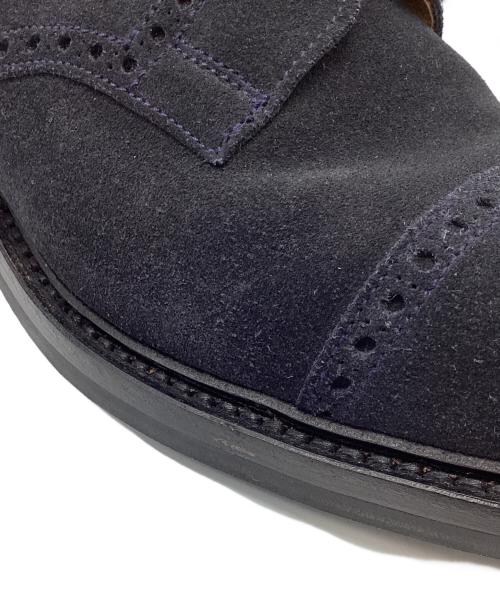 Crockett & Jones（クロケット＆ジョーンズ）Crockett & Jones (クロケット＆ジョーンズ) DUNDEE ダンディーカントリーブーツ　スエードメダリオンブーツ ネイビー サイズ:7 1/2の古着・服飾アイテム