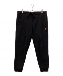 CarHartt（カーハート）の古着「american script jogging pant　アメリカン スクリプト ジョギング パンツ」｜ブラック