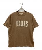 REMI RELIEFレミレリーフ）の古着「DALLAS Tシャツ」｜ブラウン