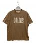 REMI RELIEF（レミレリーフ）の古着「DALLAS Tシャツ」｜ブラウン