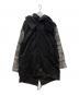 glamb（グラム）の古着「Paisley Switched Mods Coat / ペイズリースイッチモッズコート」｜ブラック