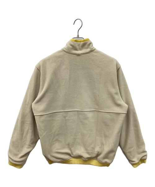 Patagonia（パタゴニア）Patagonia (パタゴニア) メンズ・リバーシブル・シェルド・マイクロディニ・ジャケット　フリースジャケット ベージュ×イエロー サイズ:Ｍの古着・服飾アイテム