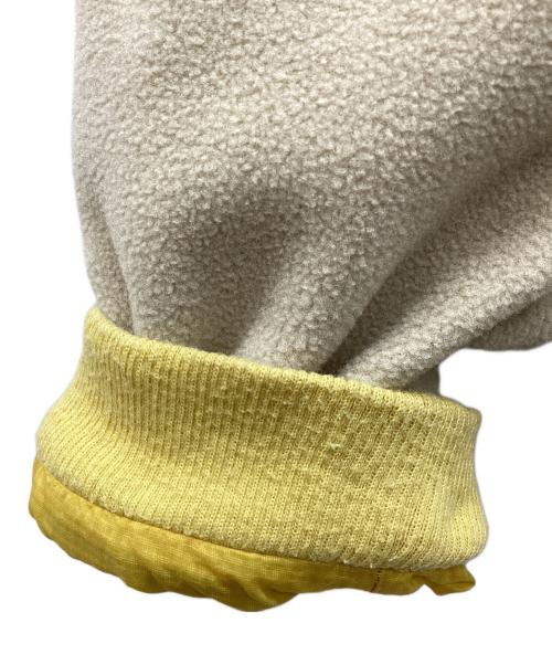 Patagonia（パタゴニア）Patagonia (パタゴニア) メンズ・リバーシブル・シェルド・マイクロディニ・ジャケット　フリースジャケット ベージュ×イエロー サイズ:Ｍの古着・服飾アイテム