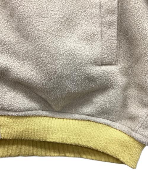 Patagonia（パタゴニア）Patagonia (パタゴニア) メンズ・リバーシブル・シェルド・マイクロディニ・ジャケット　フリースジャケット ベージュ×イエロー サイズ:Ｍの古着・服飾アイテム